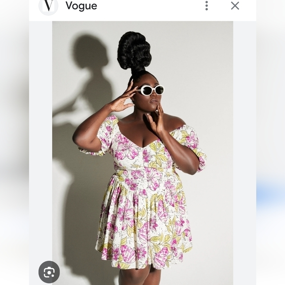 11 honore danielle brooks dress featured In VOGUE DECEMBER 22 SIZE 18 NWT